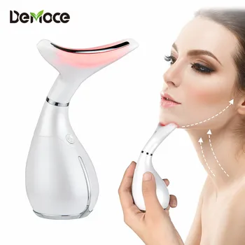 Remove Double Chin Neck Device LED Photon Heating Therapy Anti-Wrinkle Neck Care Tool Vibration Skin Lifting Tightening Massager
Remove Double Chin Neck Device LED Photon Heating Therapy Anti-Wrinkle Neck Care Tool Vibration Skin Lifting Tightening Massager