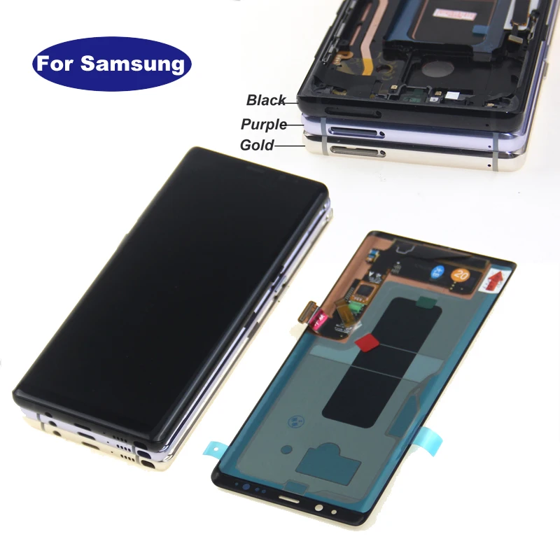 6.3" SUPER AMOLED Display For SAMSUNG Galaxy NOTE8 LCD N950 N950F Display Touch Screen Replacement Parts+Frame
6.3" SUPER AMOLED Display For SAMSUNG Galaxy NOTE8 LCD N950 N950F Display Touch Screen Replacement Parts+Frame
