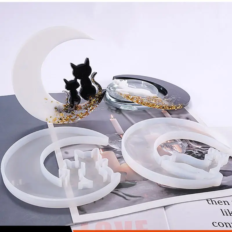 Resin Crystal Epoxy Mold Animal Moon Casting Silicone Mould Crafts Making Tool B95F
Resin Crystal Epoxy Mold Animal Moon Casting Silicone Mould Crafts Making Tool B95F