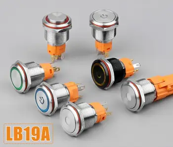 2pcs 19mm metal button switch 220V 3A switch ring light power supply sign Self locking/reset button DIY
2pcs 19mm metal button switch 220V 3A switch ring light power supply sign Self locking/reset button DIY