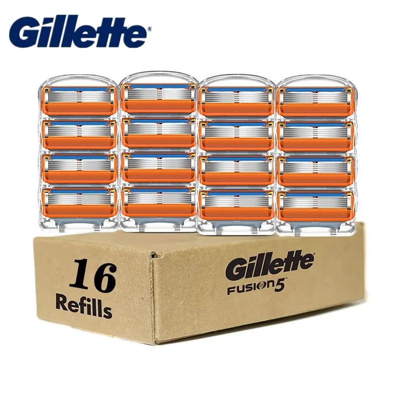 16pcs/pack Gillette Shaving Blades Gillette Fusion 5 Replaceable Cassettes Removable Fusion5 Men Razor Blade with Trimmer 
16pcs/pack Gillette Shaving Blades Gillette Fusion 5 Replaceable Cassettes Removable Fusion5 Men Razor Blade with Trimmer