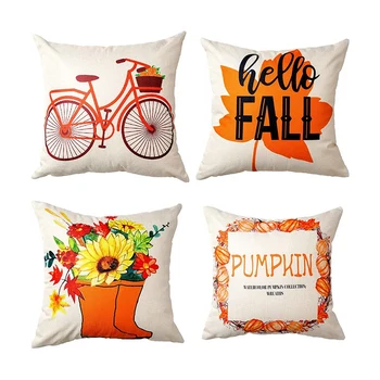 Pillow Cover ,Autumn Harvest Pumpkin Theme DecorativeIndoor Linen Fabric Throw Pillow Case for Couch Bed Car
Pillow Cover ,Autumn Harvest Pumpkin Theme DecorativeIndoor Linen Fabric Throw Pillow Case for Couch Bed Car