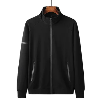 2020 Autumn and Winter New Style Pure Cotton Sports Stand Collar Tops Male Middle-aged Hoodie Knitted Jacket Tops Zipper Cardiga 
2020 Autumn and Winter New Style Pure Cotton Sports Stand Collar Tops Male Middle-aged Hoodie Knitted Jacket Tops Zipper Cardiga