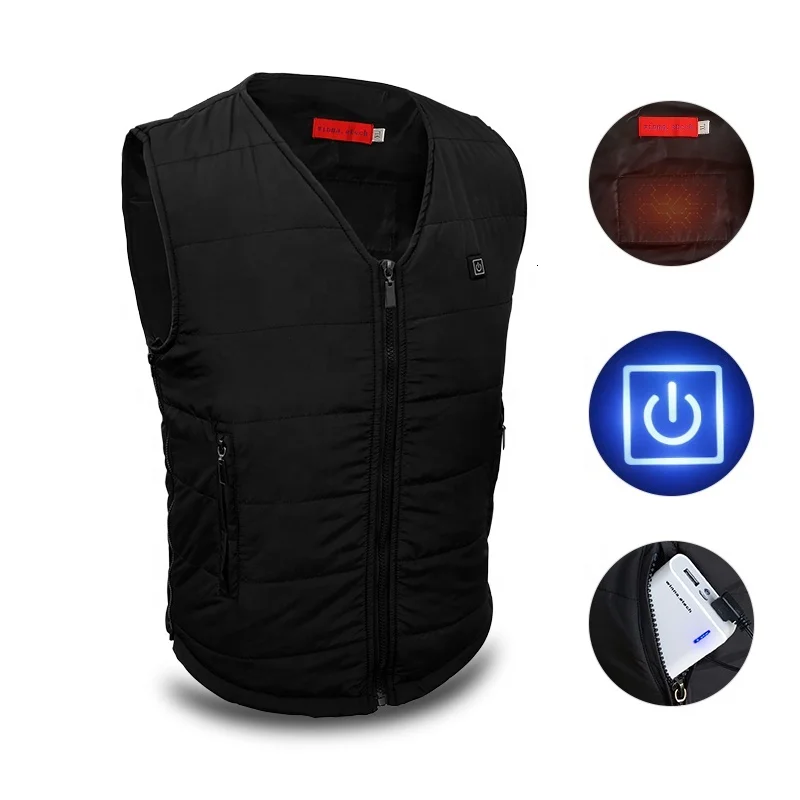 Wholesale Outwear Waterproof Battery Heating Waistcoat Smart Heated Warm Vest Man for Ski 
Wholesale Outwear Waterproof Battery Heating Waistcoat Smart Heated Warm Vest Man for Ski