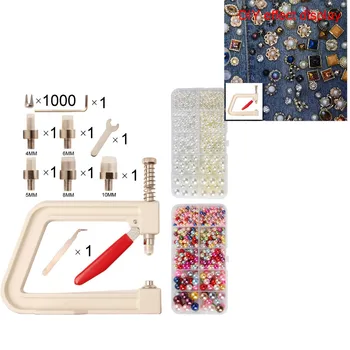 Hand Press Pearl Setting Machine Tools Kit Beads Rivet Fixing Machine for DIY Crafts Supplies Imitation Round Pearl Accessories
Hand Press Pearl Setting Machine Tools Kit Beads Rivet Fixing Machine for DIY Crafts Supplies Imitation Round Pearl Accessories