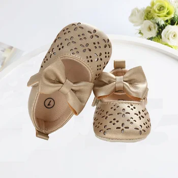 Baby Shoes Hollow Newborn Baby Girl Shoes Fashion Bowknot Princess First Walker Baby Clothing Accessories High Quality 
Baby Shoes Hollow Newborn Baby Girl Shoes Fashion Bowknot Princess First Walker Baby Clothing Accessories High Quality