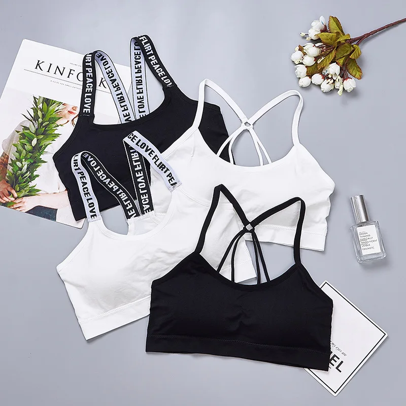 2019 Women Letter Bra Top Beauty back Brassiere Tank Top Female Cross Bra Push Up Bra
2019 Women Letter Bra Top Beauty back Brassiere Tank Top Female Cross Bra Push Up Bra