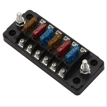 One In And Six Out Fuse Box 12 / 24V For Cars Fuse Holder 1 In 6 Fuse Box With 6 Fuses Fuse Holder Car Modified
One In And Six Out Fuse Box 12 / 24V For Cars Fuse Holder 1 In 6 Fuse Box With 6 Fuses Fuse Holder Car Modified
