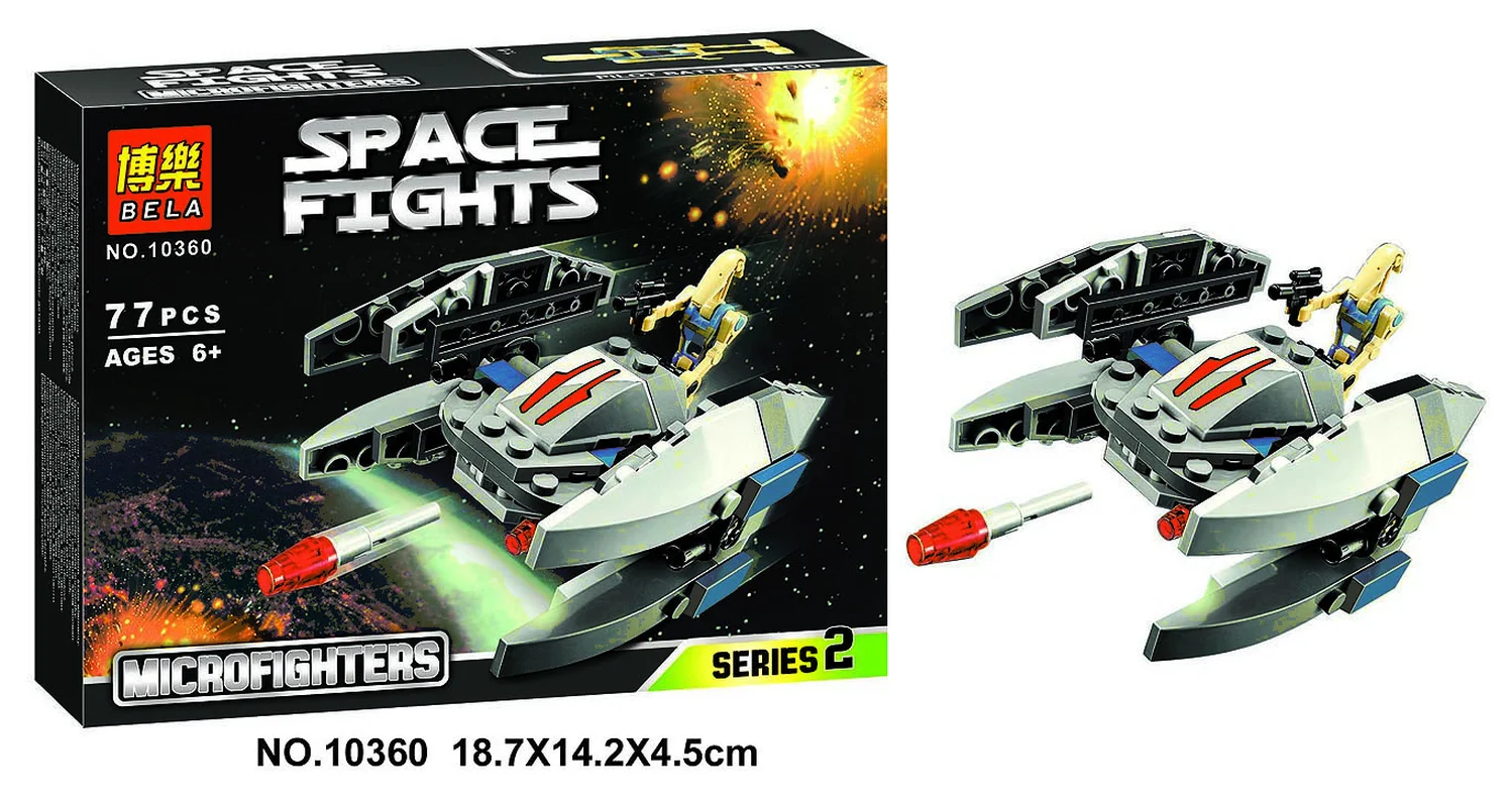 BELA 10360 Micro Fighters Blacklist Spider-Bot Robot Star Wars Building Blocks Bricks Toys Compatible with Legoinglys
BELA 10360 Micro Fighters Blacklist Spider-Bot Robot Star Wars Building Blocks Bricks Toys Compatible with Legoinglys