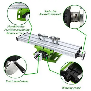 Power Tools Drilling Bench Compound Table Working Cross Slide Table Worktable for Milling Drilling Bench Accessories
