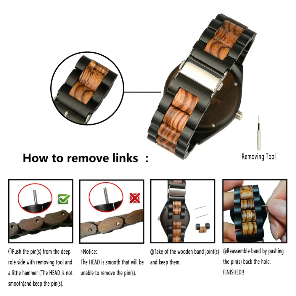 wooden watch mens
