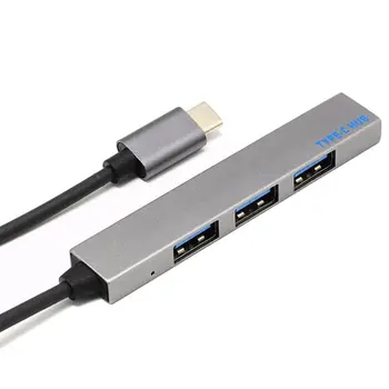 Type-C USB Hub 4 Port Alloy USB-C 3.1 to USB 2.0 Type C OTG Fast Transfer LED Light for Laptop PC Mouse Huawei
Type-C USB Hub 4 Port Alloy USB-C 3.1 to USB 2.0 Type C OTG Fast Transfer LED Light for Laptop PC Mouse Huawei