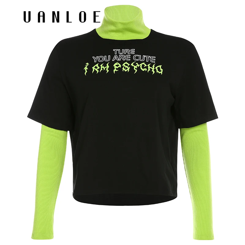 Streetwear Letter Print Fake Two Pieces Pullovers Autumn Long Sleeve Turtleneck Oversized Sweatshirts Fashion Retro Tops
Streetwear Letter Print Fake Two Pieces Pullovers Autumn Long Sleeve Turtleneck Oversized Sweatshirts Fashion Retro Tops