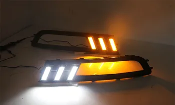 eOsuns led drl daytime running light for Volkswagen Passat 2017-2019 with Dynamic moving yellow turn signal and blue night light
eOsuns led drl daytime running light for Volkswagen Passat 2017-2019 with Dynamic moving yellow turn signal and blue night light