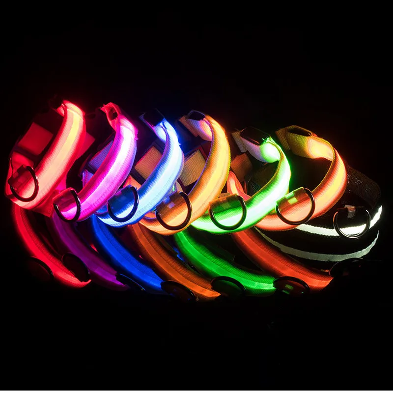 2019 Transer Creative Hot Safety Pet Collar for Lighted Up Nylon LED Dog Collar Advanced Glow Necklace Drop Shipping
2019 Transer Creative Hot Safety Pet Collar for Lighted Up Nylon LED Dog Collar Advanced Glow Necklace Drop Shipping