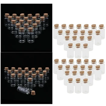40 Pieces 10ml Mini Jars with Cork Stoppers for DIY Decoration, Clear Glass Bottle Wishing Vials
40 Pieces 10ml Mini Jars with Cork Stoppers for DIY Decoration, Clear Glass Bottle Wishing Vials