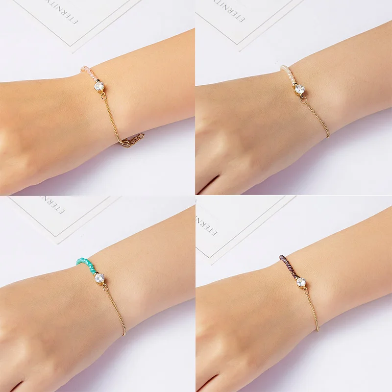 Rinhoo 1PC 7.5*9.7cm Fashion Jewelry Lettering Cardboard Colorful Crystal Bead Stitching Bracelet For Women Female Charm Jewelry
Rinhoo 1PC 7.5*9.7cm Fashion Jewelry Lettering Cardboard Colorful Crystal Bead Stitching Bracelet For Women Female Charm Jewelry