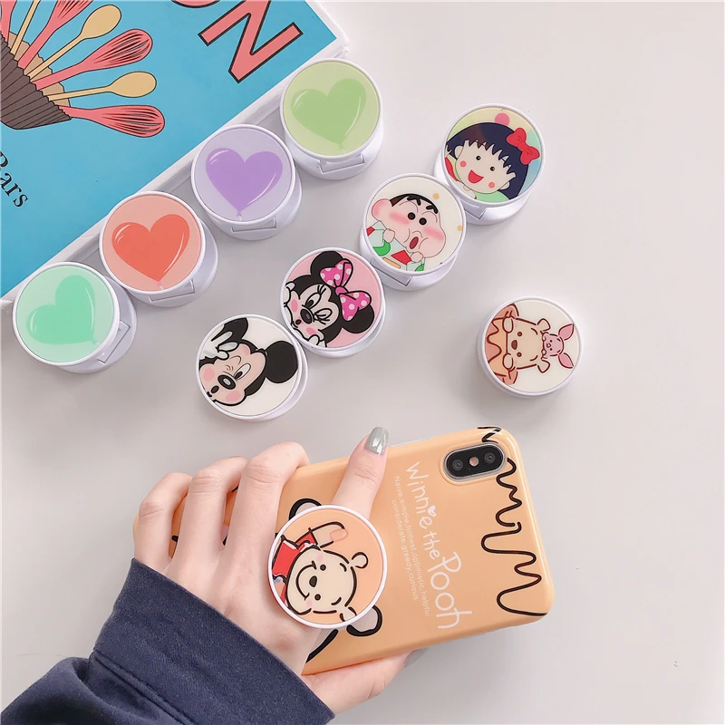 Cute cartoon pattern universal circular pattern telescopic bracket and grip ring bracket mobile phone folding bracket
Cute cartoon pattern universal circular pattern telescopic bracket and grip ring bracket mobile phone folding bracket