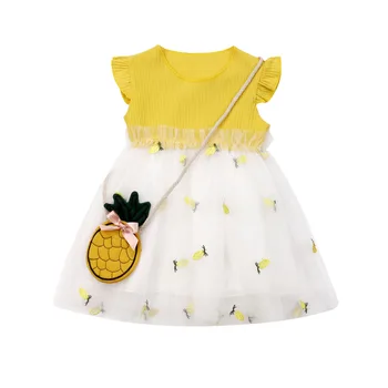 Cute Toddler Girl Dresses Kids Clothing Pineapple Print Dress Sleeveless Sundress Lace Dress Beach Clothing Infant Party Dresses
Cute Toddler Girl Dresses Kids Clothing Pineapple Print Dress Sleeveless Sundress Lace Dress Beach Clothing Infant Party Dresses