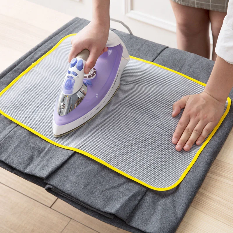 1PC Heat Resistant Cloth Mesh Ironing Board Mat Clothes Cover Protect Ironing Pad 60*40cm 50*35cm Random Color New
1PC Heat Resistant Cloth Mesh Ironing Board Mat Clothes Cover Protect Ironing Pad 60*40cm 50*35cm Random Color New