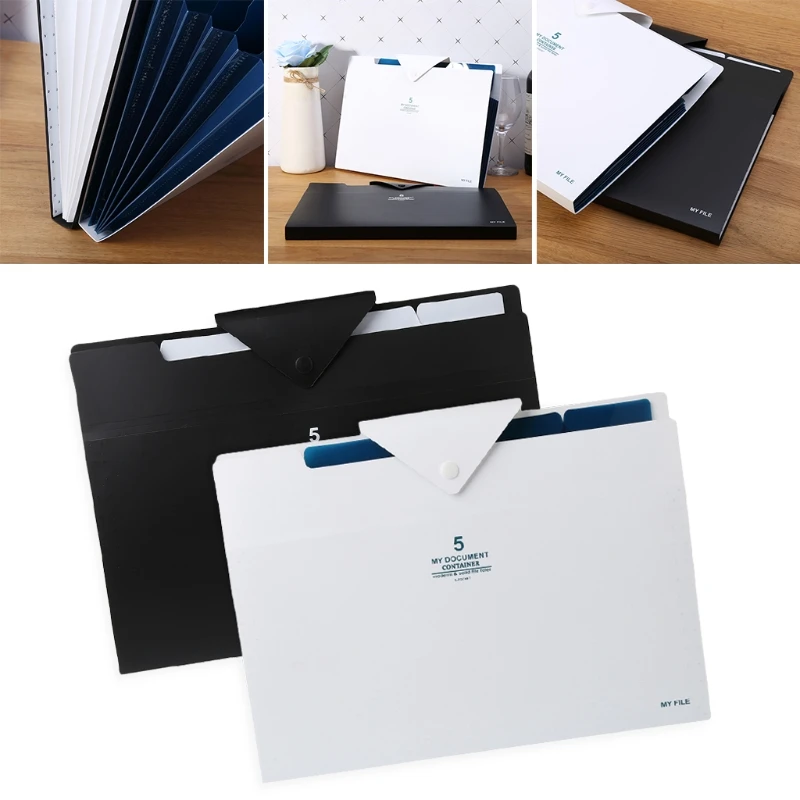 5 Layer Expanding File Folder Organ Bag A4 Organizer Paper Holder Document Stationery File Folder
5 Layer Expanding File Folder Organ Bag A4 Organizer Paper Holder Document Stationery File Folder