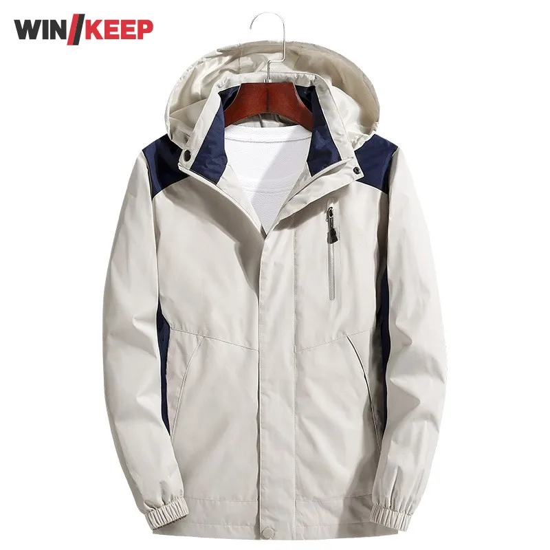 Spring Thin Section Windproof Waterproof Outdoor Sports Windbreaker Coat Men Breathable Travel Camping Hiking Hooded Jacket Male
Spring Thin Section Windproof Waterproof Outdoor Sports Windbreaker Coat Men Breathable Travel Camping Hiking Hooded Jacket Male