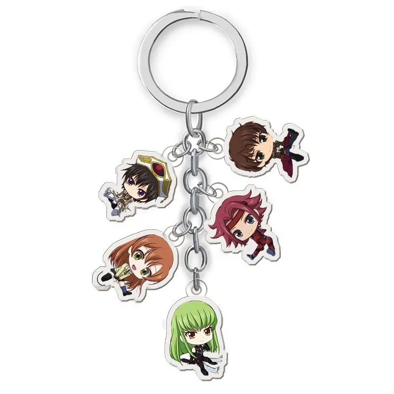 Japanese Anime Code Geass GAIDEN Lelouch Acrylic Keychain Cartoon Figure Key Ring
Japanese Anime Code Geass GAIDEN Lelouch Acrylic Keychain Cartoon Figure Key Ring