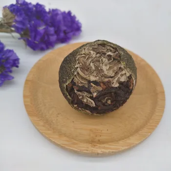 Tangerine Peel Moxa Leaf Health-Enhancing Herbal Tea Wholesale Xinhui Orange Fruit Pu'er Moxa Leaf Tea Xiaoqing (Green Snake) 
Tangerine Peel Moxa Leaf Health-Enhancing Herbal Tea Wholesale Xinhui Orange Fruit Pu'er Moxa Leaf Tea Xiaoqing (Green Snake)