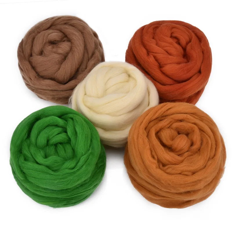 100g Handmade Wool Felt For Needlework Soft Felting Wool Roving Hand Spinning DIY Felting Fun Doll Craft Materials
100g Handmade Wool Felt For Needlework Soft Felting Wool Roving Hand Spinning DIY Felting Fun Doll Craft Materials