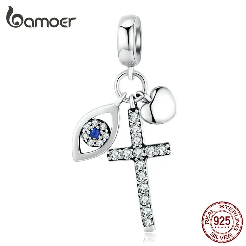 bamoer Multiple Guardian Eye Pendant Charm for Bracelet 925 Sterling Silver Corss Charm Silver 925 Original Jewelry SCC1327
bamoer Multiple Guardian Eye Pendant Charm for Bracelet 925 Sterling Silver Corss Charm Silver 925 Original Jewelry SCC1327