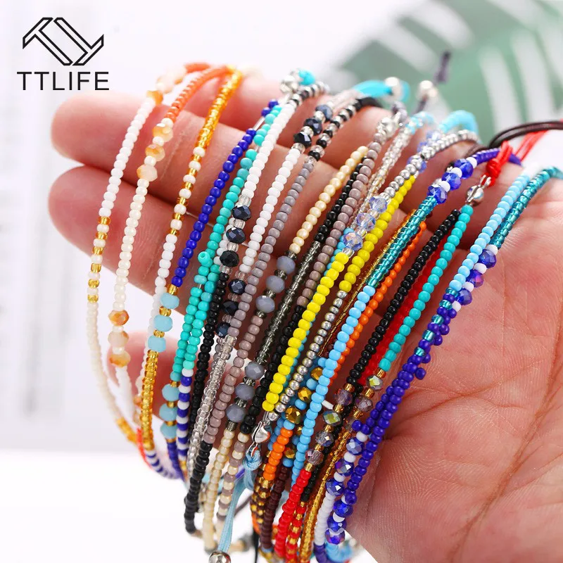 TTLIFE 2020 Bohemian Simple Bracelets Natural Stone Bead Adjustable Bracelets for Women Multilayer Beaded Unisex Women Bracelets
TTLIFE 2020 Bohemian Simple Bracelets Natural Stone Bead Adjustable Bracelets for Women Multilayer Beaded Unisex Women Bracelets