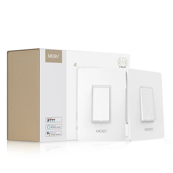 MoesHouse 3 Way WiFi Smart Light Switch Light Fan Control APPRemote Control Works with Alexa And Google Home No Hub Required
MoesHouse 3 Way WiFi Smart Light Switch Light Fan Control APPRemote Control Works with Alexa And Google Home No Hub Required