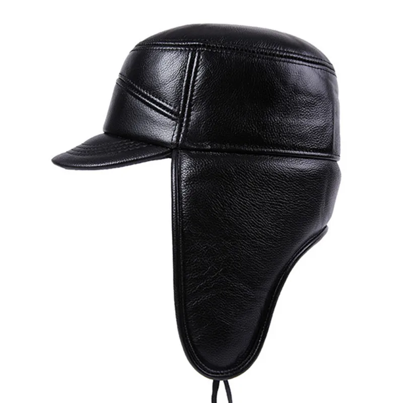 Winter warm cowhide hats new men's warm earmuffs hat baseball caps natural genuine leather cap middle-aged elderly winter hats
Winter warm cowhide hats new men's warm earmuffs hat baseball caps natural genuine leather cap middle-aged elderly winter hats