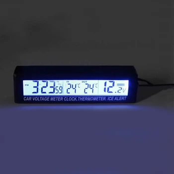 Car LED Backlight Digital Thermometer Clock Indoor Outdoor Temperature Voltage Meter with Car Cigarette Socket Hot Sale
Car LED Backlight Digital Thermometer Clock Indoor Outdoor Temperature Voltage Meter with Car Cigarette Socket Hot Sale