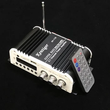 Bluetooth HY-118 2.1 + 1 4 Channel Output Subwoofer TF USB FM Audio Power Amplifier Stereo Amplifier Super bass Audio 
Bluetooth HY-118 2.1 + 1 4 Channel Output Subwoofer TF USB FM Audio Power Amplifier Stereo Amplifier Super bass Audio