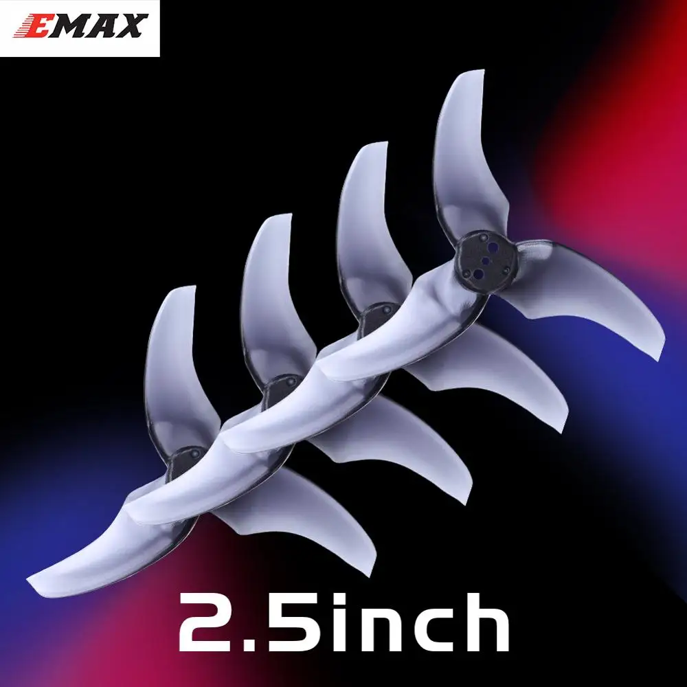 Пропеллер EMAX AVAN RUSH 2 5 дюйма с тремя лопастями и 3 совместим двигателем XING NANO 1204 для