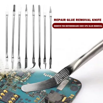 8in 1 IC Chip Repair Thin Blade Tools Set CPU Metal Remover Burin To Remove For Mobile Phone Computer CPU NAND IC Chip Repair
8in 1 IC Chip Repair Thin Blade Tools Set CPU Metal Remover Burin To Remove For Mobile Phone Computer CPU NAND IC Chip Repair