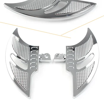 Chrome Motorcycle Male Mount CNC Aluminum Foot Peg Tomahawk Passenger Floorboard for Harley Davidson Dyna FXD FLST
Chrome Motorcycle Male Mount CNC Aluminum Foot Peg Tomahawk Passenger Floorboard for Harley Davidson Dyna FXD FLST