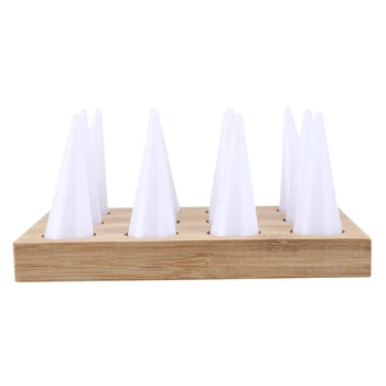 Fashion Solid Wood Ring Display Tray Ring Display Showcase Jewelry Display Stand 12 Digits
Fashion Solid Wood Ring Display Tray Ring Display Showcase Jewelry Display Stand 12 Digits