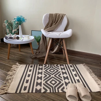 Nordic Style Carpet Living Room Cotton kitchen Bedside Soft Geometric Rug Floor Pad Machine Wash Area Rug for Home Decorative
Nordic Style Carpet Living Room Cotton kitchen Bedside Soft Geometric Rug Floor Pad Machine Wash Area Rug for Home Decorative