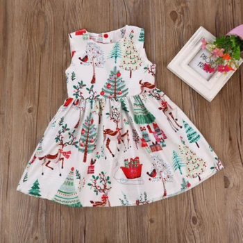 1-7Years Christmas Dress Kids Baby Girl Deer Sleeveless Party Dress Princess Tutu Dress Xmas New Fashion Clothing
1-7Years Christmas Dress Kids Baby Girl Deer Sleeveless Party Dress Princess Tutu Dress Xmas New Fashion Clothing