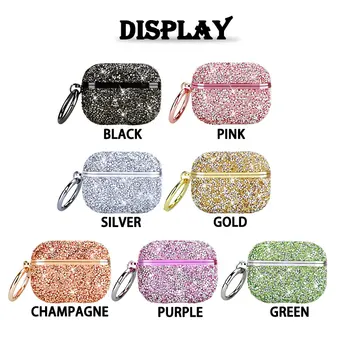 Suitable for Apple airplanes Pro third generation flash diamond Bluetooth headset case with electroplated flash powder
Suitable for Apple airplanes Pro third generation flash diamond Bluetooth headset case with electroplated flash powder