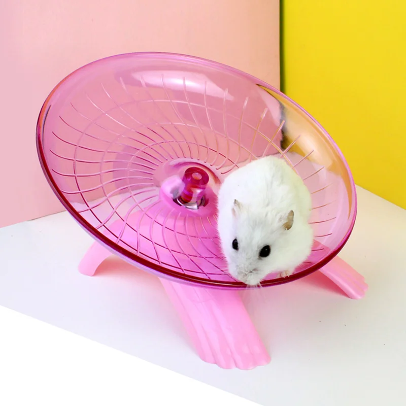 Pet Hamster Flying Saucer Exercise Wheel Hamster Mouse Running Disc Toy Cage Accessories Funny Flying Saucer 
Pet Hamster Flying Saucer Exercise Wheel Hamster Mouse Running Disc Toy Cage Accessories Funny Flying Saucer