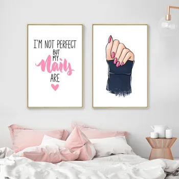 canvas painting fashion nails art picture girl beauty salon wall decor pink makeup nails quote wall art canvas painting HD2937
canvas painting fashion nails art picture girl beauty salon wall decor pink makeup nails quote wall art canvas painting HD2937