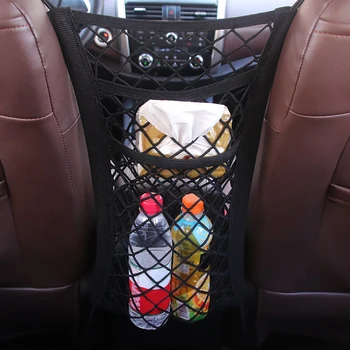 Elastic Car Mesh Cargo Net Organizer Between Car Seat Pocket With 4 Plastic Hooks
Elastic Car Mesh Cargo Net Organizer Between Car Seat Pocket With 4 Plastic Hooks