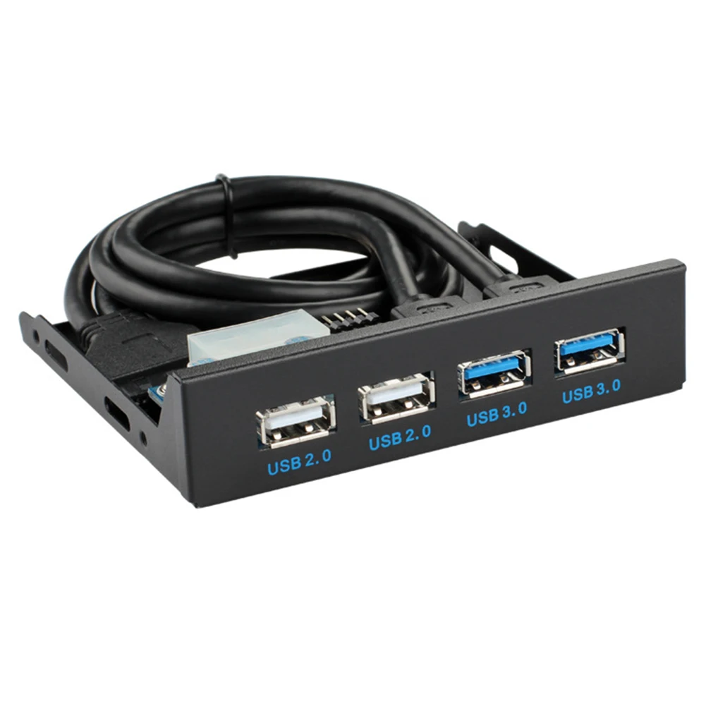 USB 2.0 USB 3.0 3.5mm Audio Front Panel USB3.0 Hub Splitter Internal Combo Bracket Adapter for Desktop 3.5 Inch Floppy Bay
USB 2.0 USB 3.0 3.5mm Audio Front Panel USB3.0 Hub Splitter Internal Combo Bracket Adapter for Desktop 3.5 Inch Floppy Bay