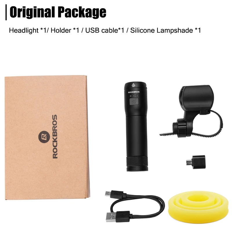 ROCKBROS Bike Light 700lm Cycling IPX6 Waterproof Front Lights Bicycle Handlebar Headlight Hiking Camping Flash LED Lamp Lights
ROCKBROS Bike Light 700lm Cycling IPX6 Waterproof Front Lights Bicycle Handlebar Headlight Hiking Camping Flash LED Lamp Lights