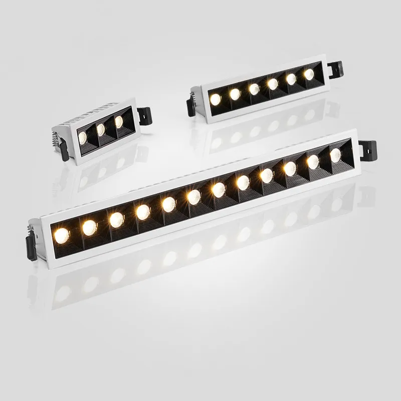 Dimmable LED Downlight Spot Light Indoor Recessed Lighting Linear bar Laser Blade Ceiling Line Lamp 6W/12W/24W CREE
Dimmable LED Downlight Spot Light Indoor Recessed Lighting Linear bar Laser Blade Ceiling Line Lamp 6W/12W/24W CREE