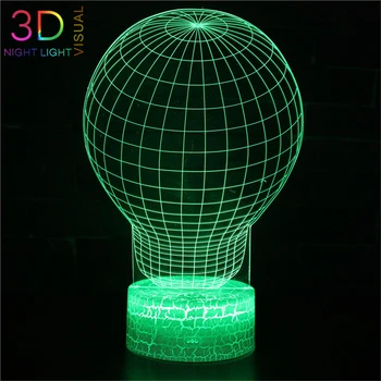 ATOPH Hot Air Balloon 3D Night Light Abstract Design LED Nightlight Ice Crack Base with 16Color Changing Remote Control
ATOPH Hot Air Balloon 3D Night Light Abstract Design LED Nightlight Ice Crack Base with 16Color Changing Remote Control