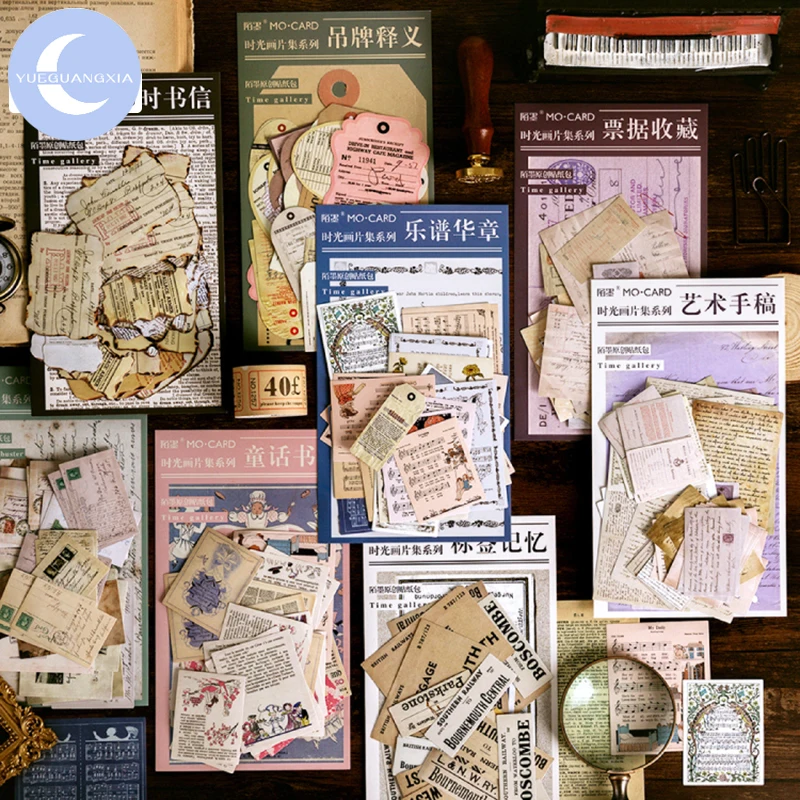 YueGuangXia Script Time Vintage Stickers Postcard Decal Scrapbooking Bullet Journal Scooter Deco Fridge Cool 8 Designs 45Pcs/lot
YueGuangXia Script Time Vintage Stickers Postcard Decal Scrapbooking Bullet Journal Scooter Deco Fridge Cool 8 Designs 45Pcs/lot